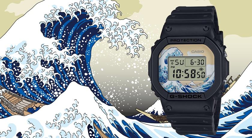 G-SHOCK把浮世繪變成錶盤！超人氣方形錶5600飄江戶風 包裝盒竟比手錶更美