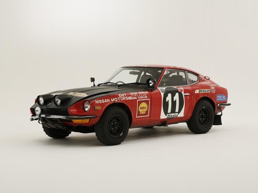 Datsun 240Z拉力賽車的性能一如SEIKO腕錶精準強悍。(SEIKO提供，以下同)