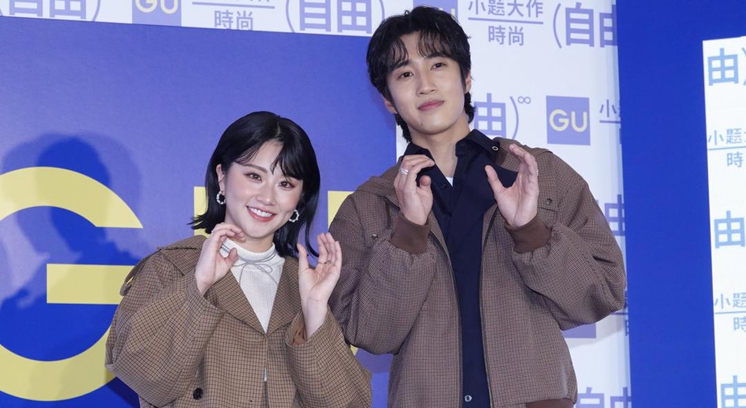 焦凡凡、婁峻碩夫妻婚後首度「一家三口」出席活動。（圖／記者潘少棠攝）