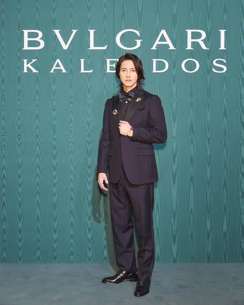 寶格麗日本品牌大使山下智久。（BVLGARI提供）