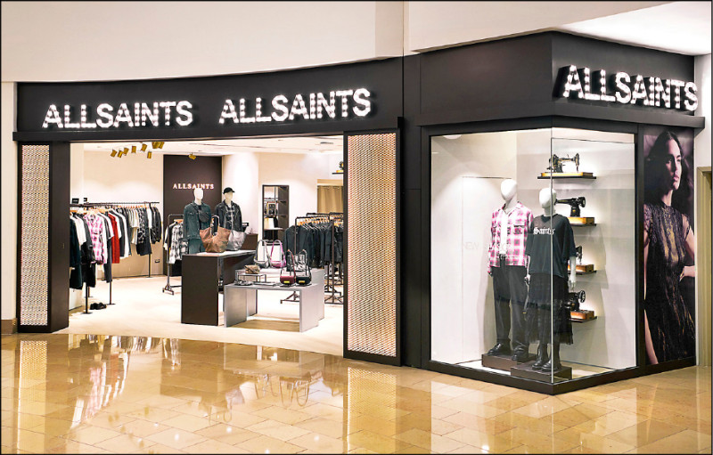英倫品牌ALLSAINTS登台十週年，重返台北101開設新店。