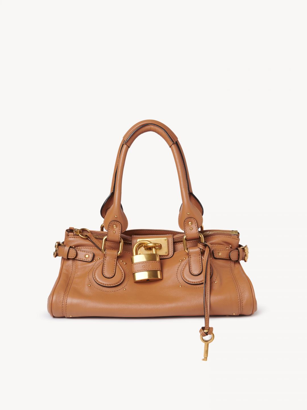 Chloé Paddington焦糖棕鎖頭包，89,900元。