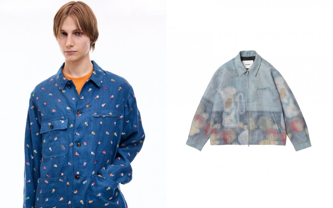 （左起）小花刺繡夾克，售價NT$48,980元；雙向拉鍊外套，售價NT$29,980元。