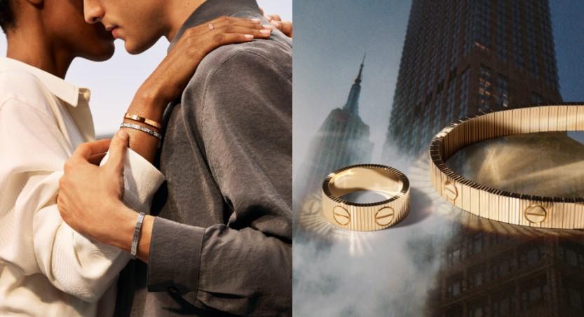 卡地亞LOVE系列改版浪漫傳情 柔軟鍊節串聯佩戴隨心所欲 扣環設計時髦風格自由配