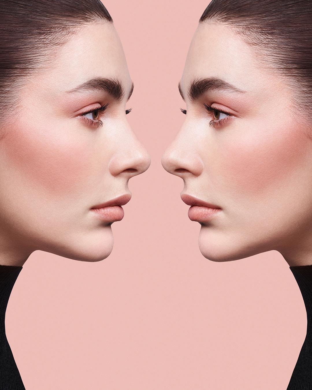 今年秋冬頰彩流行粉色帶淡淡冷調或暖調，自然顯氣色不做作。