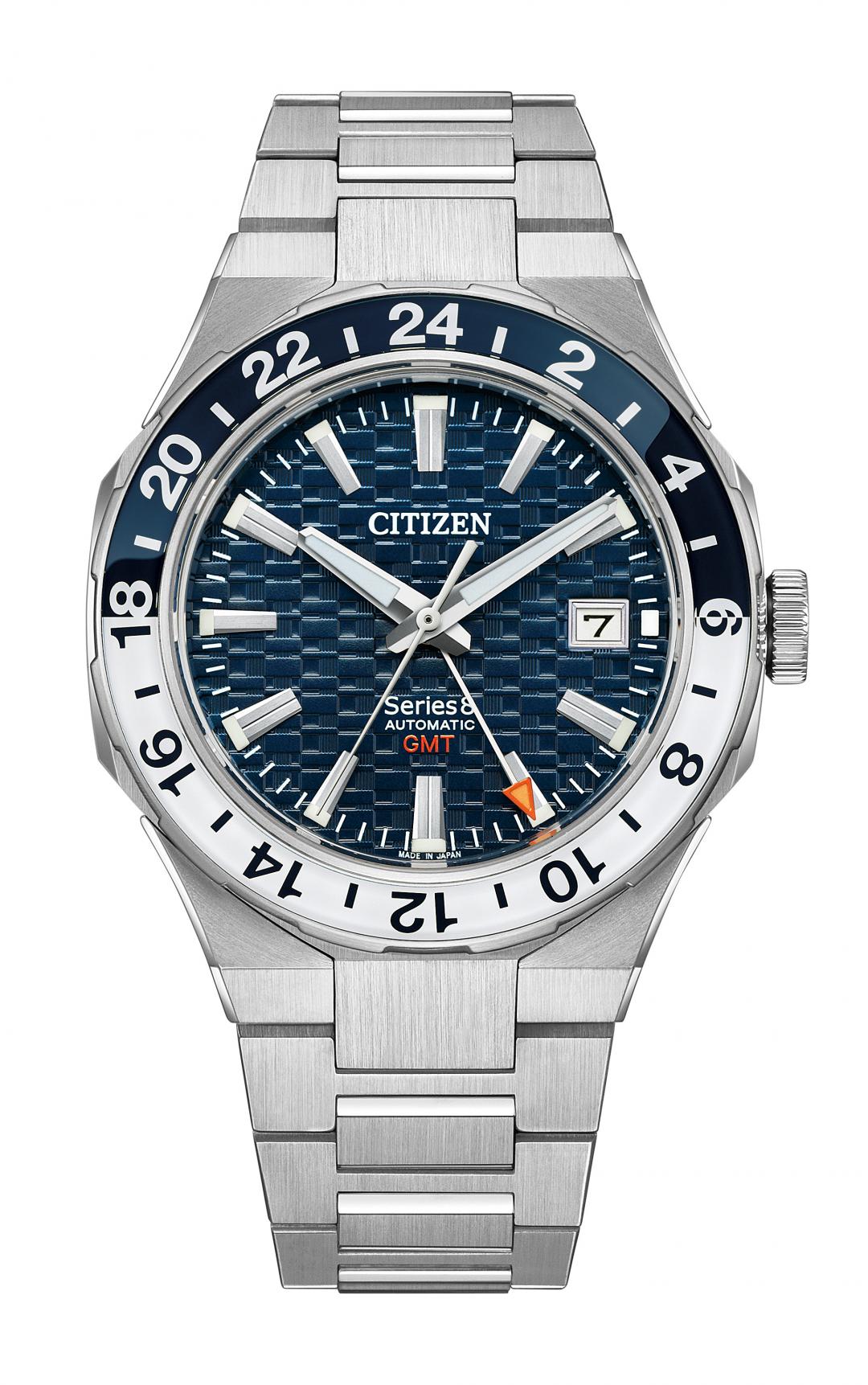CITIZEN Series 8系列NB6034-58L錶款，54,800元。（CITIZEN提供，以下同）