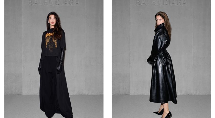 Balenciaga時裝秀眾星雲集，到場支持。
