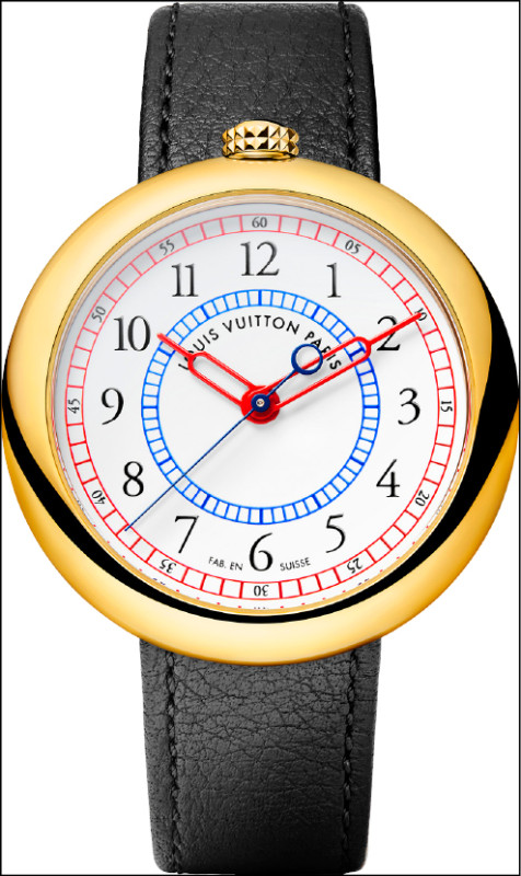 Louis Vuitton Monterey腕錶，錶徑39mm，防水深度50米，全球限量188只，每只1,820,000元。