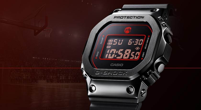 G-SHOCK最經典方形錶5600推NBA球星版！紅黑配色超熱血 錶盤錶背藏滿驚喜