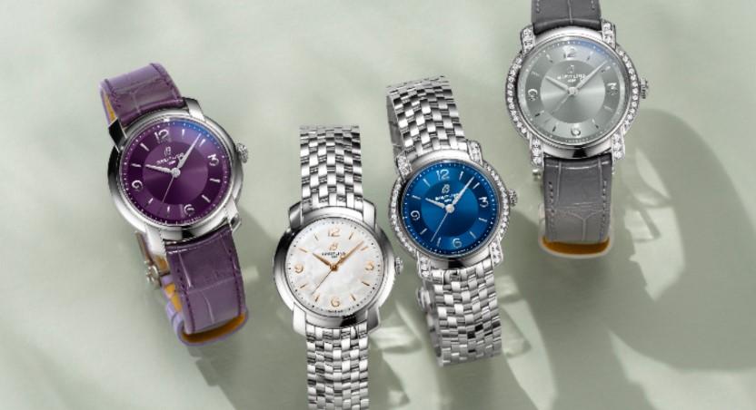 百年靈Lady Premier女錶有型有色 自動與石英機芯雙重選擇 實驗鑽石連結永續精神