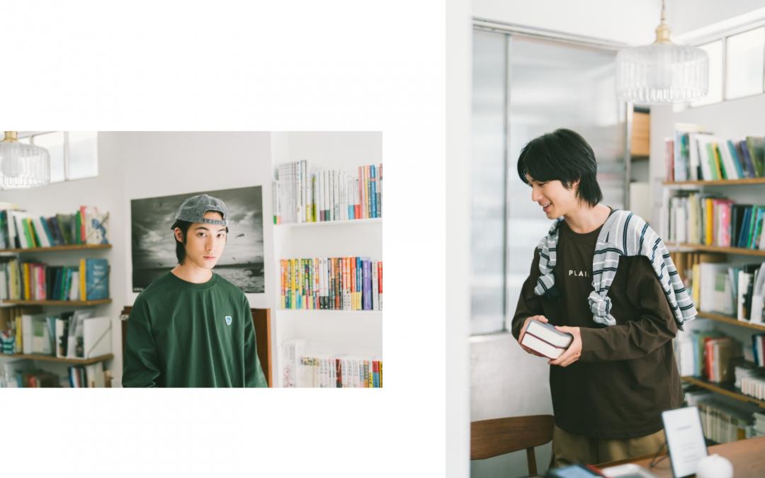 二度代言plain-me，這次化身書店店員過戲癮。