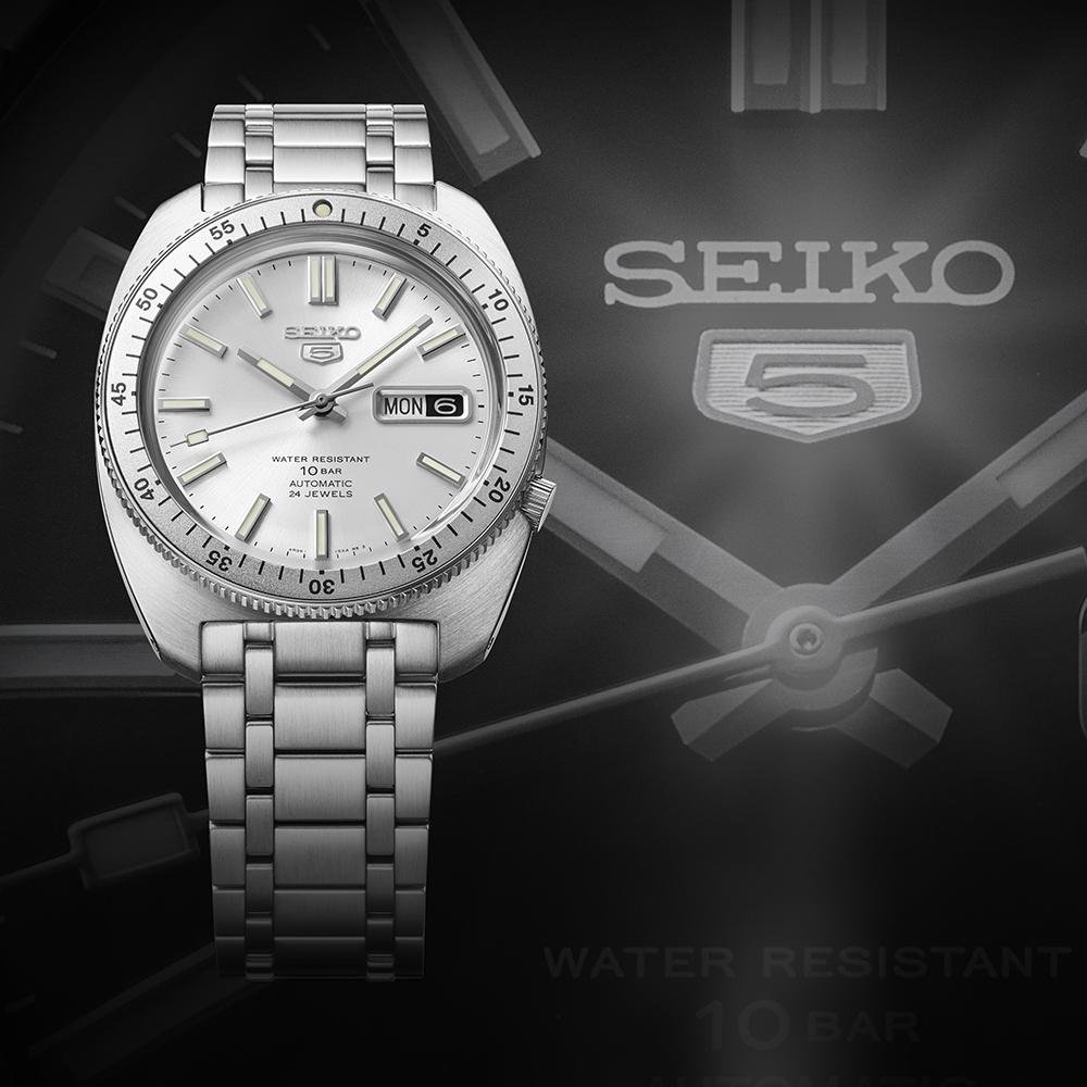 SEIKO 5 Sports SRPL91K1錶款（銀色），全球限量9,999只，15,500元。