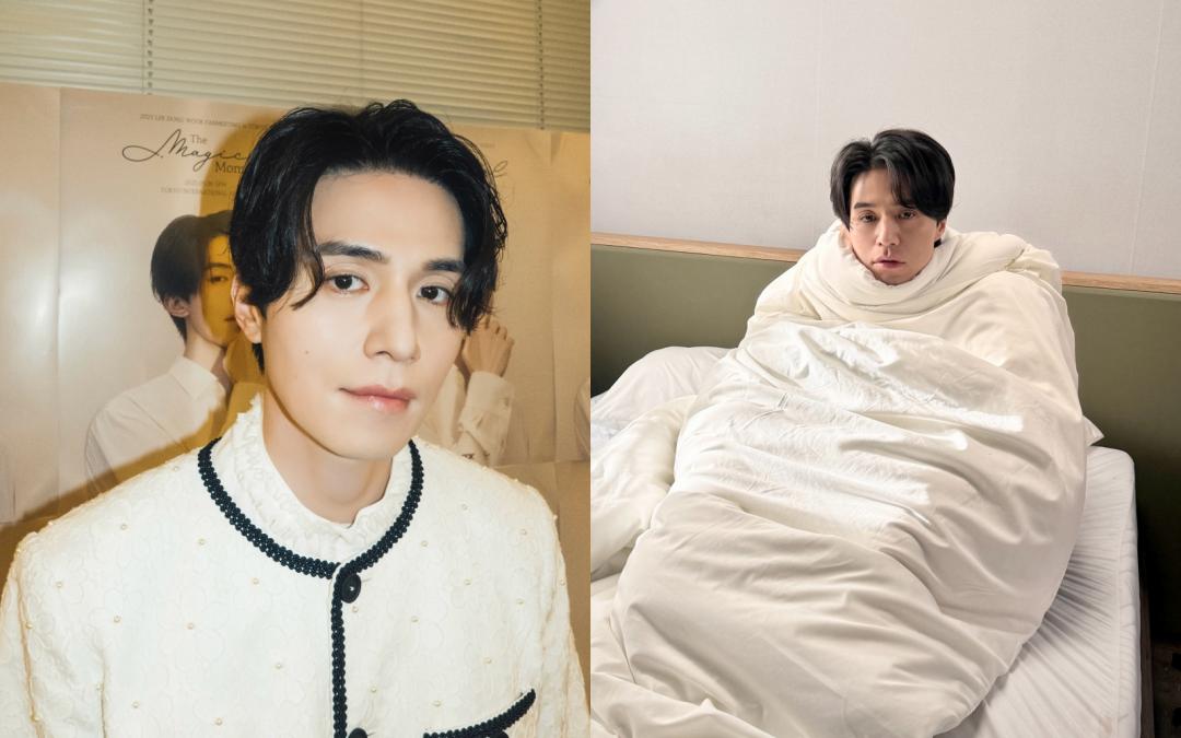 曾說不工作時幾乎不出門的李棟旭，日常生活中花美男神顏毫無用武之地。