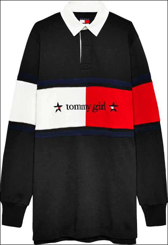 Tommy Girl國旗色塊橄欖球洋裝，7,580元。