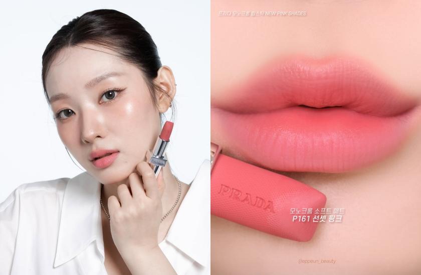 「P161暖橙粉」。(翻攝自ig@hoyoni、eppeun_beauty）