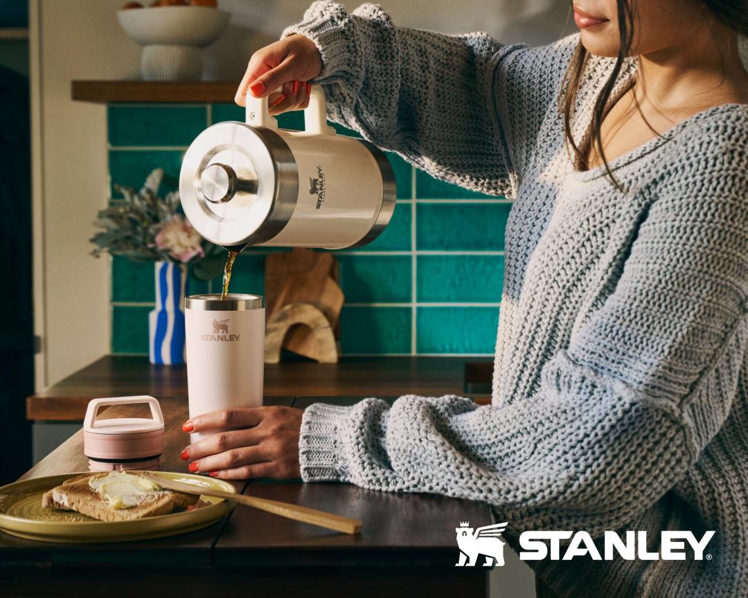 Stanley以絕佳保溫效果打造水壺和咖啡杯。(Stanley提供，以下同)