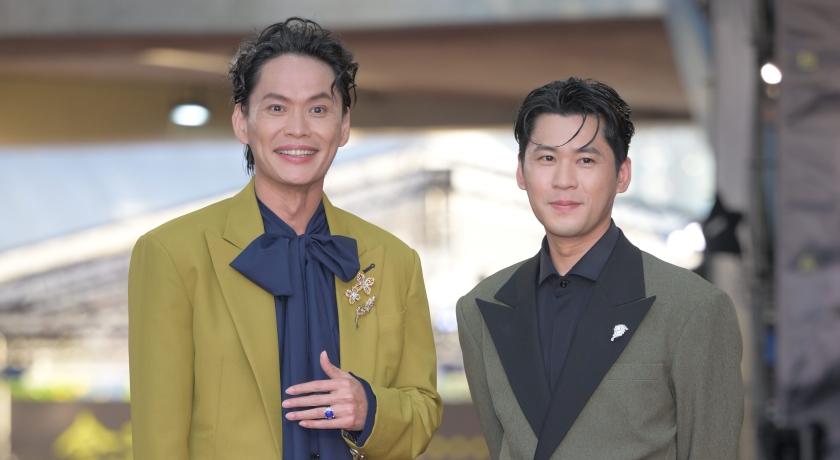 金鐘60》黃鐙輝自封「南港劉德華」信心爆棚！搭檔黃迪揚雙帥high翻紅毯