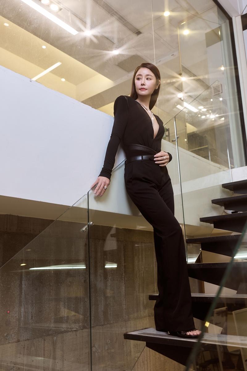 林心如。（Versace提供）