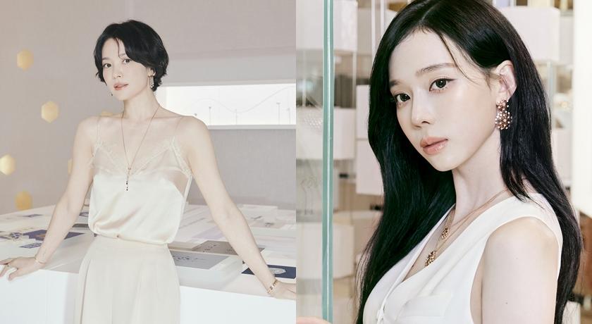 宋慧喬、aespa Winter同場爭豔！相差近20歲她靠性感蕾絲上衣完勝