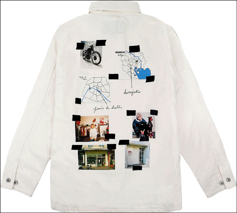 agnès b.×NEIGHBORHOOD®工作外套，15,200元。