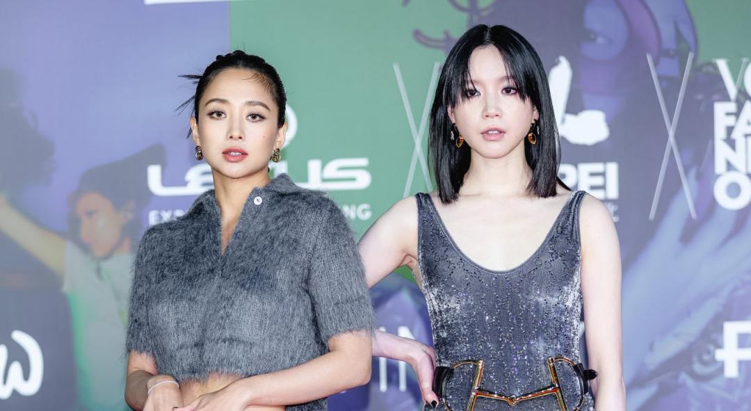 鬼鬼吳映潔、程予希一同現身星光紅毯。(圖/記者王文麟攝)
