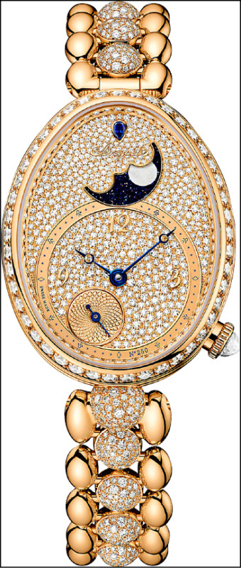 Reine de Naples 9935腕錶,雪花鑲嵌鑽石款,4,814,000元。