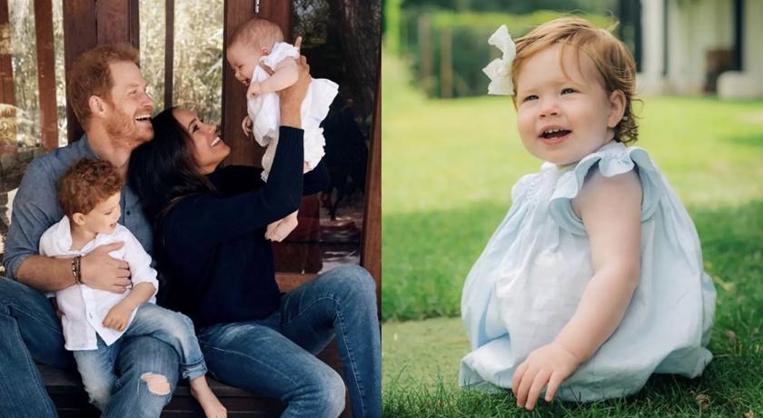 哈利王子鮮少讓兒女曝光,女兒莉莉貝1歲慶生照是唯一一張公開照片。(翻攝自IG)