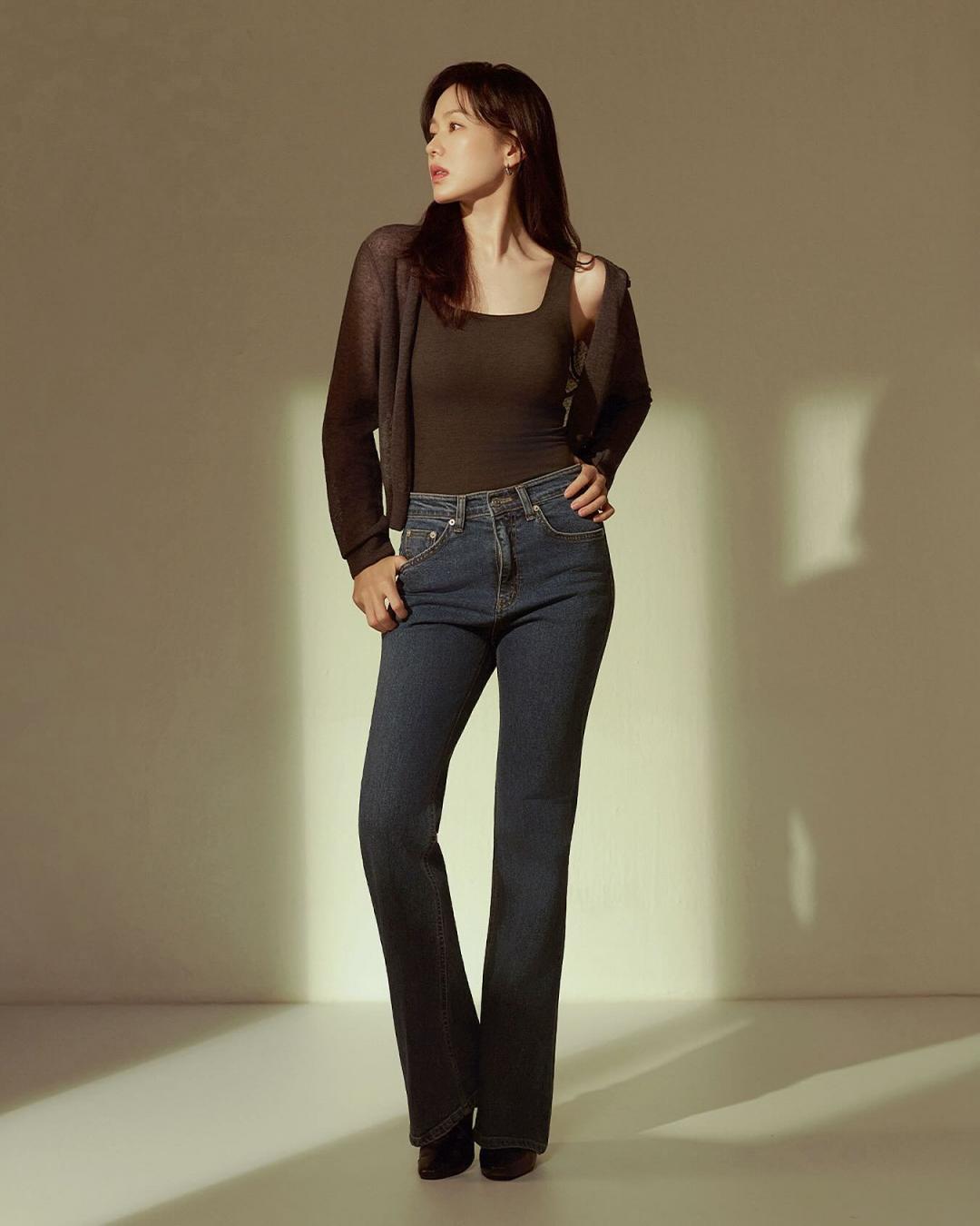 即使天氣再冷，孫藝真依舊堅持每天運動。