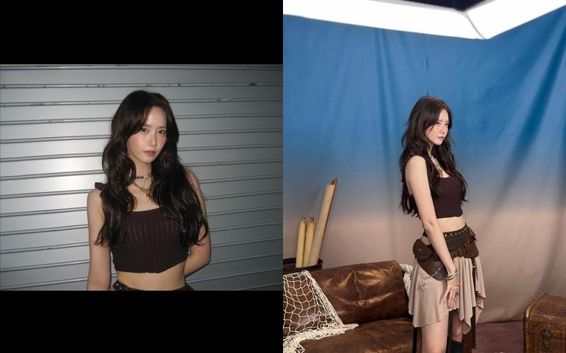 潤娥在社群發辣照寵粉,大秀蠻腰展現好身材。(翻攝自instagram)