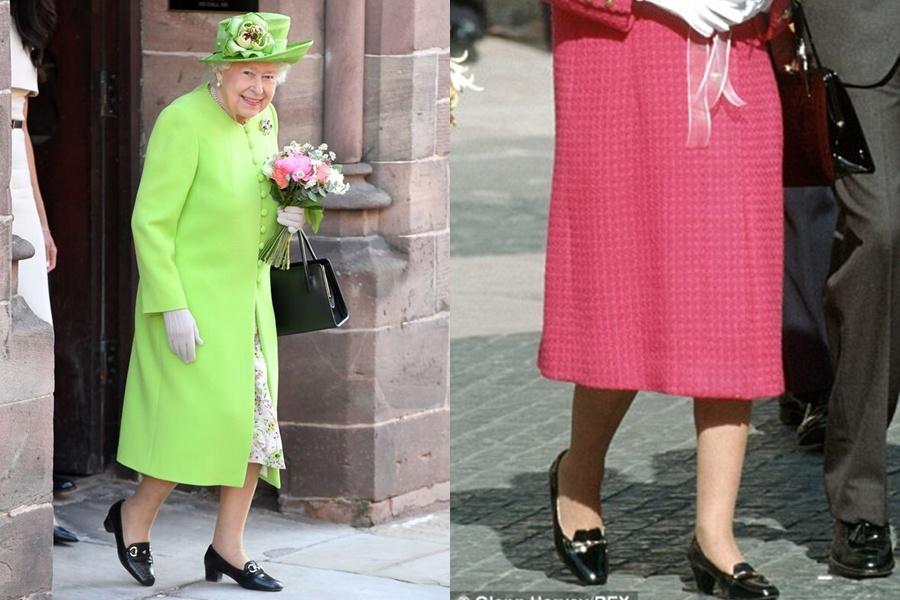 已故女王伊莉莎白二世對這款樂福鞋情有獨鍾。(翻攝自IG)