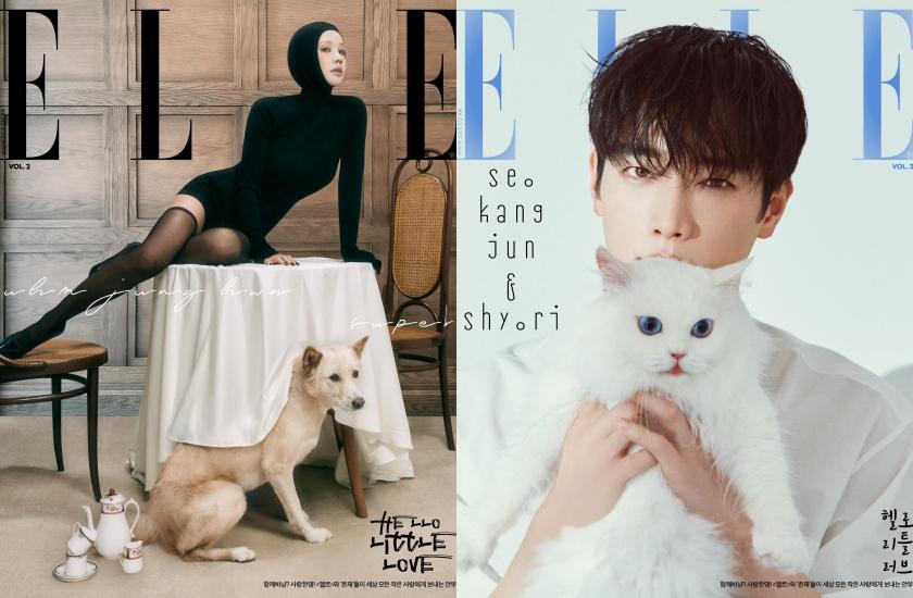 嚴正化與愛犬Super、演員徐康俊和愛貓Shori也一起參與了這個企劃。