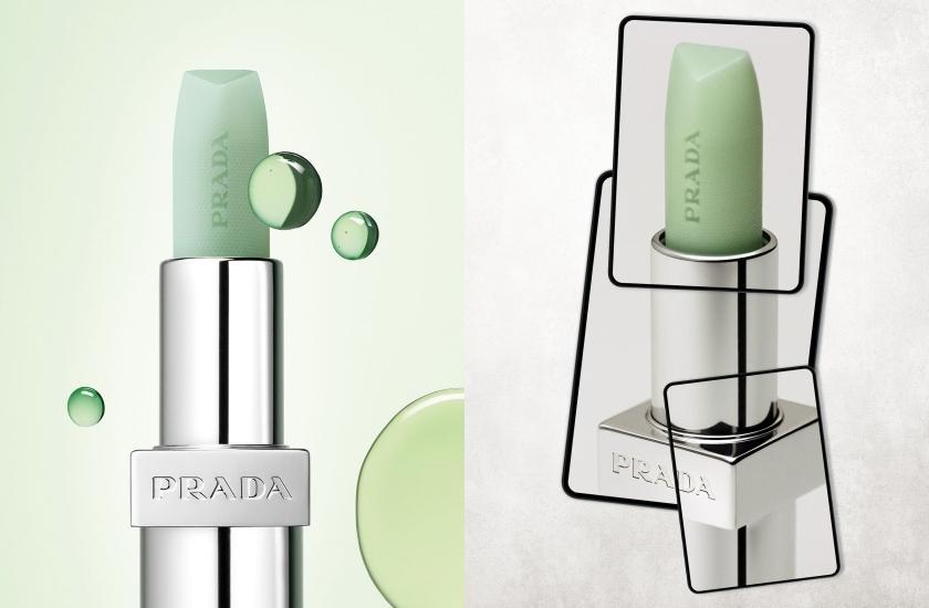 顛覆綠經典潤唇膏，獨特自然霧感效果，作為霧面唇彩打底。