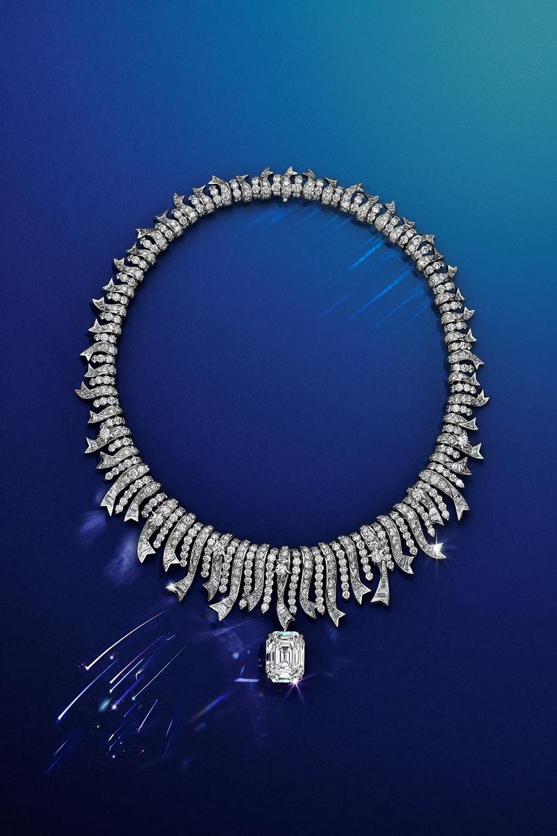 Shooting Star 流星光彩項鍊。(Tiffany提供)