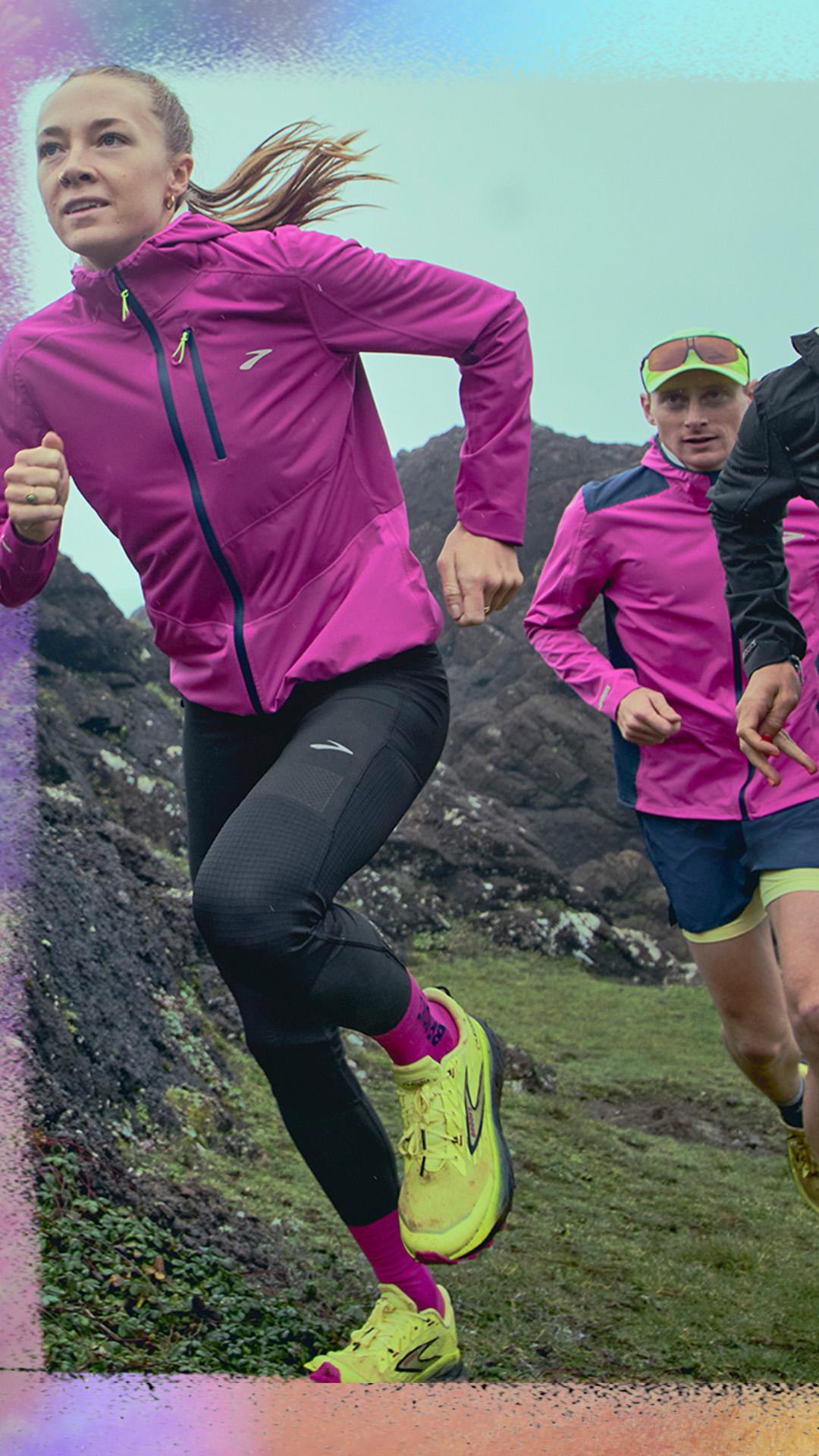 BROOKS同步推出High Point防水外套與短褲系列，陪伴跑者清爽暢跑。