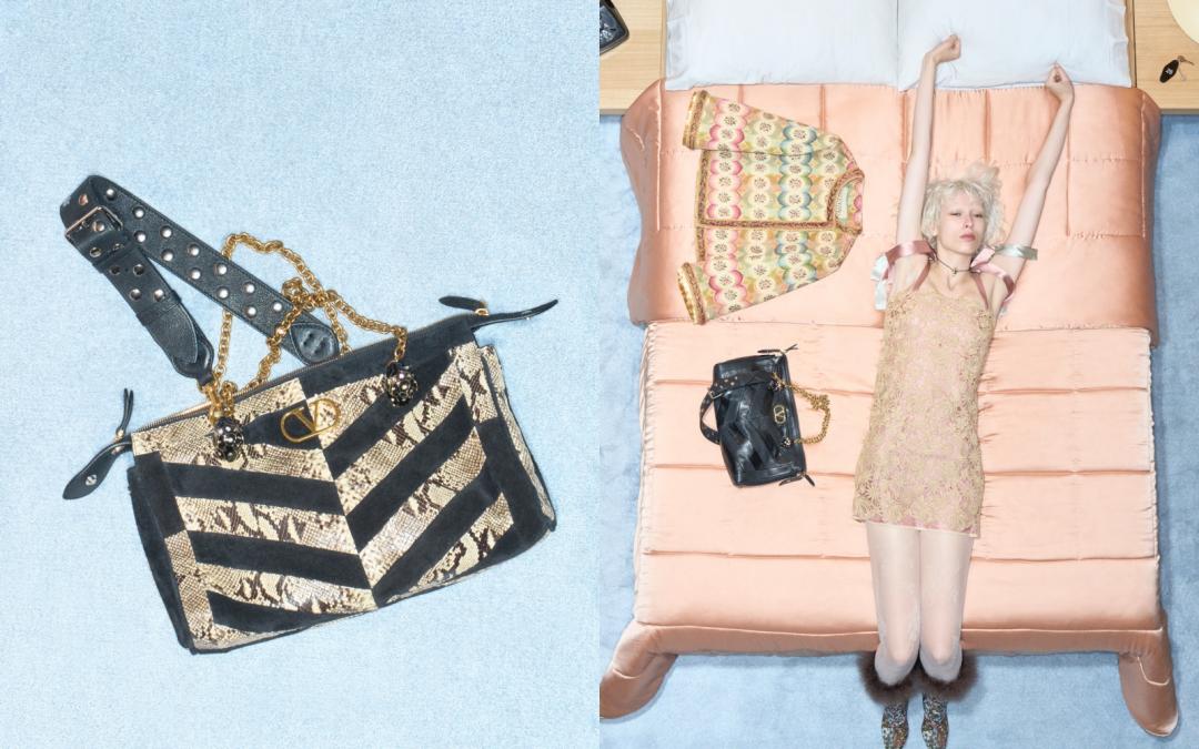 隨後不久，又成為2026早春系列廣告重點。可以預測，未來幾季Panthea包款將成為VALENTINO主推款。