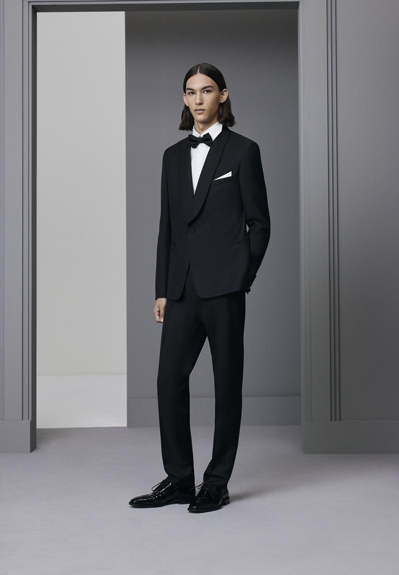俐落線條的西裝，是Dior 2026春季系列的一大重點。（Dior提供）