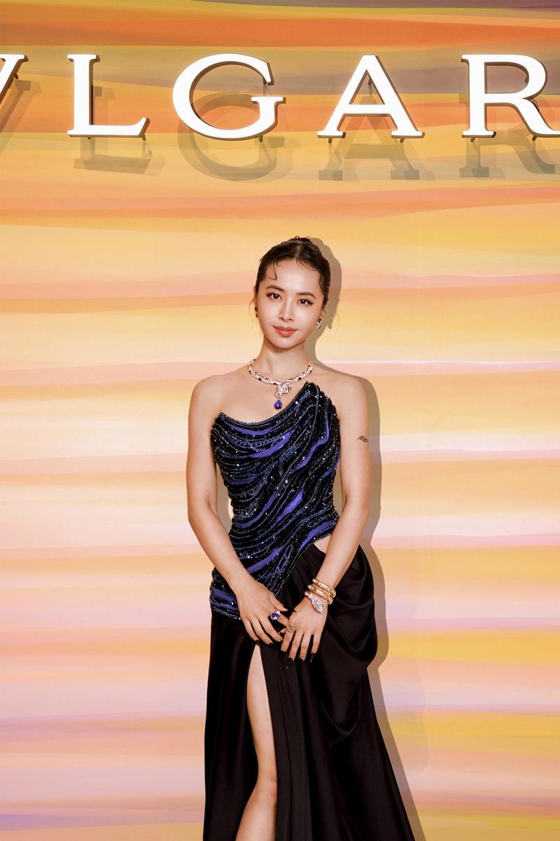蔡依林受邀出席寶格麗頂級珠寶暨複雜腕錶展。（BVLGARI提供）