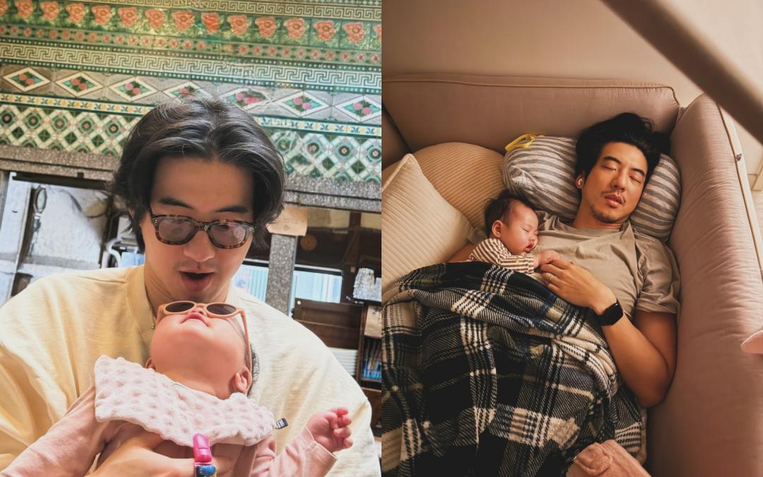 寶貝女兒剛滿一歲，傅孟柏如今生活重心不是在拍戲，就是在認真育兒。