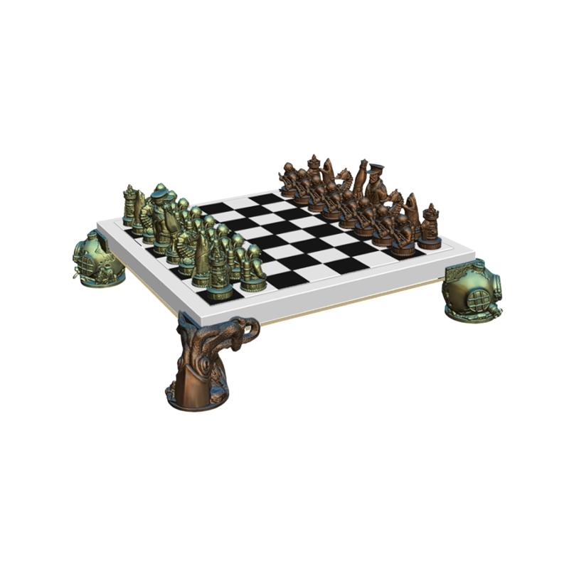 20,000 Leagues Under the Sea 海底兩萬裏高級訂製系列，限量8件，2,150,000元。（S.T. Dupont提供）