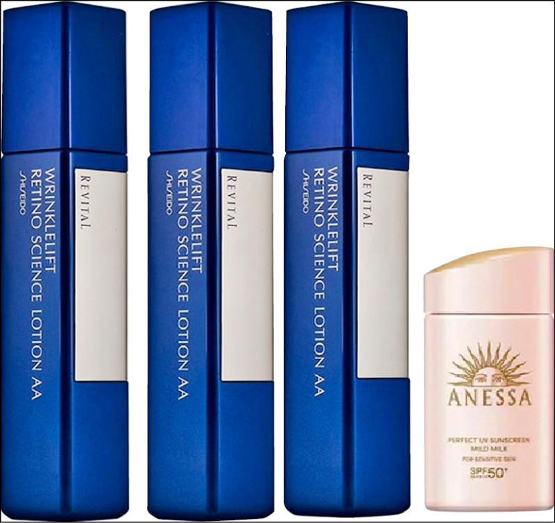 忠孝館：資生堂東京櫃RE滿滿精露加倍組，價值8,750元、優惠價4,680元，活動優惠再現折1,000元，折後價3,680元，11月6日限日限量100組。