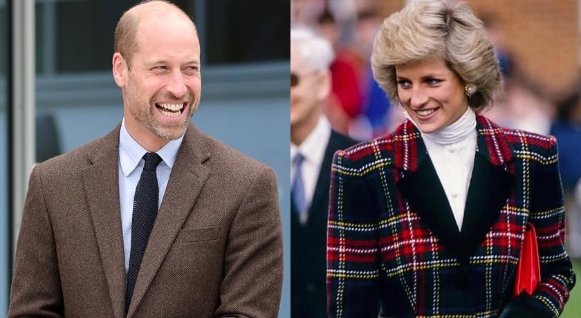 威廉王子隔空致敬黛安娜王妃。(路透、翻攝自IG)