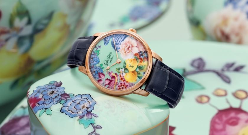德國製錶格拉蘇蒂原創攜手麥森瓷器!三款錶盤如藝術品 連時標都用手工描繪