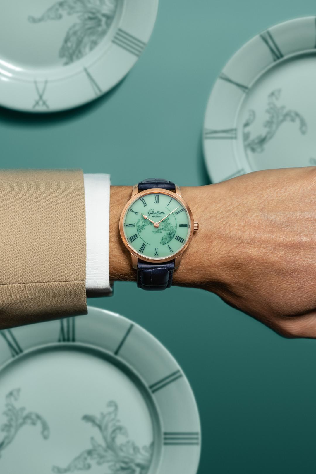 Senator Meissen議員麥森腕錶青瓷綠款，限量150只，918,000元。