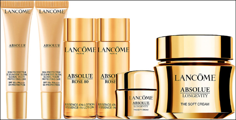 復興館：全台獨家LANCOME蘭蔻永生玫瑰乳霜組，價值23,621元、優惠價11,835元，加贈SOGO電子商品券1,200元，限量20組。