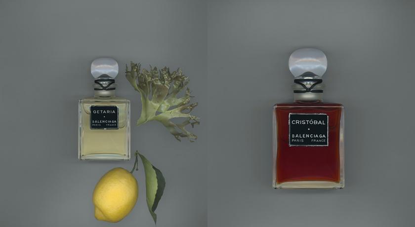 全新香氛系列配備球形玻璃瓶蓋與手工繫帶絲帶，並被封裝於特意仿舊蝕刻的包裝中。