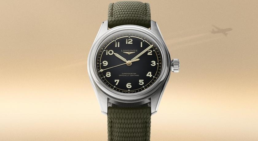 浪琴經典飛行錶Spirit Pilot推大三針款!快拆錶帶搭天文台機芯 實用升級