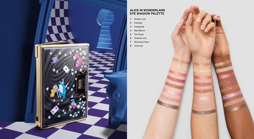 愛麗絲夢遊仙境8色眼影盤2,600元。
