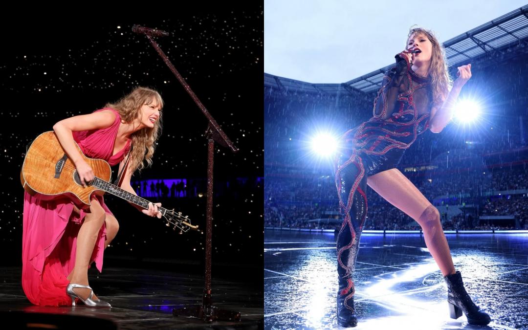 泰勒絲會因應不同造型，選搭合適的高跟鞋與跟高。