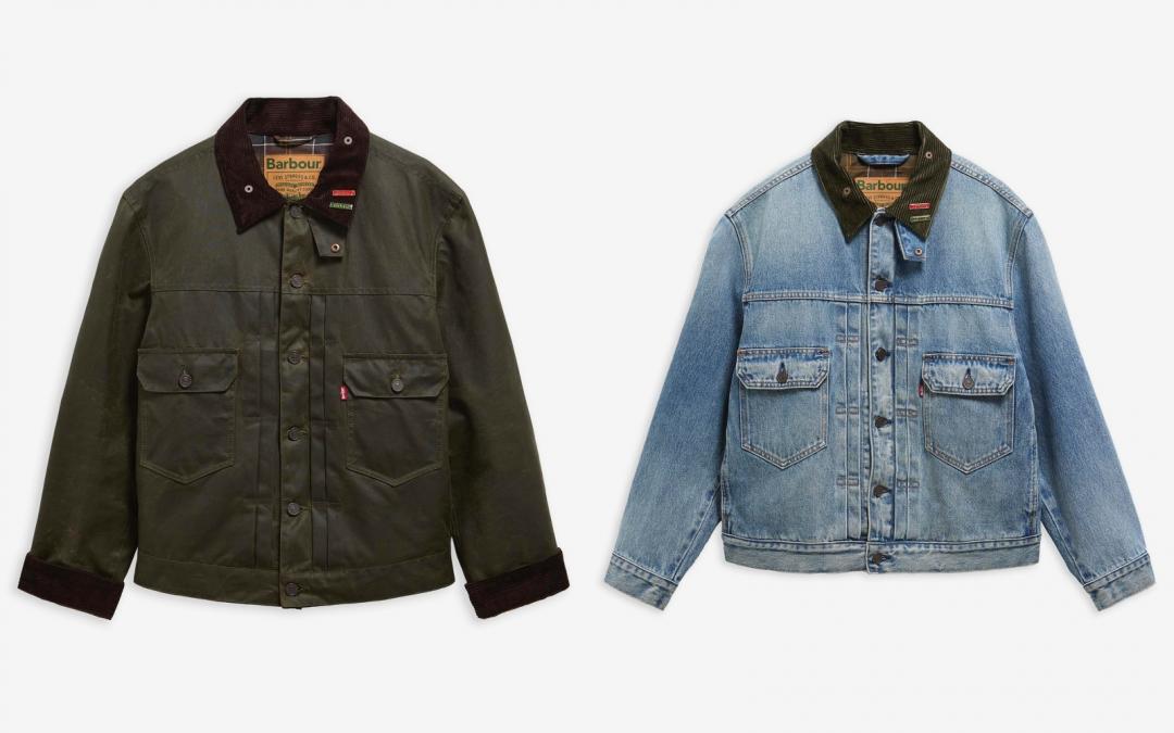 聯名系列（左起）Type II油布夾克外套，售價NT$17,000元；Type II 丹寧夾克外套，售價NT$11,500元。