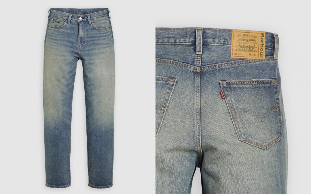 聯名系列568寬管丹寧褲，售價NT$7,000元。